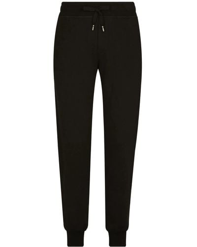 Dolce & Gabbana Logo-tag Track Trousers - Black