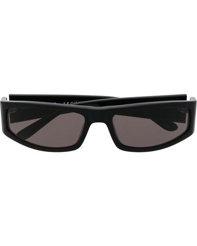 Courreges Tinted Rectangle-frame Sunglasses - Black