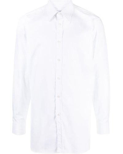 Dunhill Long-sleeves Cotton Shirt - White