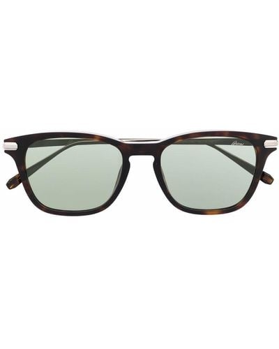 Brioni Square-frame Sunglasses - Brown