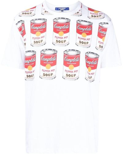 Junya Watanabe Campbell Soup Graphic Print T-shirt - White