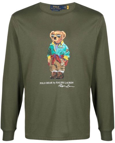 Polo Ralph Lauren Polo Bear Long-sleeve T-shirt - Green