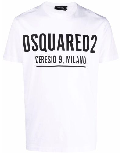 DSquared² Ceresio9 Cool Logo-print T-shirt White
