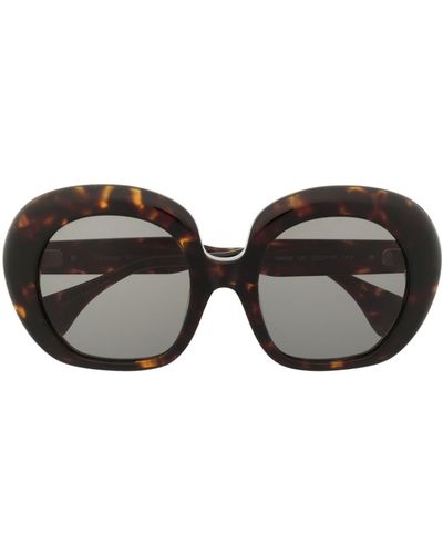Vivienne Westwood Tortoiseshell Oversize-frame Sunglasses - Black