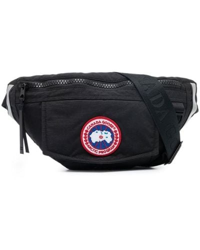 Canada Goose Emblem-Patch Belt Bag - Grey