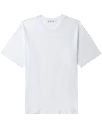 Post Archive Faction PAF Logo-print Lyocell T-shirt - White
