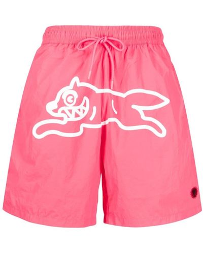 ICECREAM Graphic-print Swim Shorts - Pink