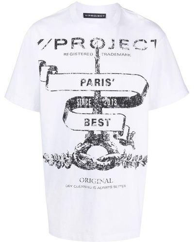 Y. Project Paris' Best Cotton T-shirt - White