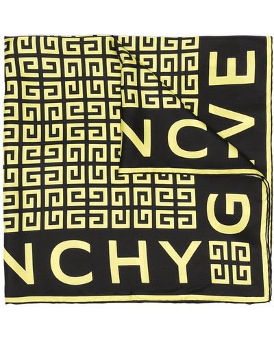 Givenchy Logo-monogram Silk Scarf - Multicolour