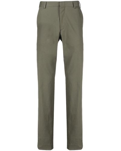 Brioni Tapered-leg Chino Trousers - Green