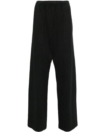 Yeezy Elasticated Cotton Track Trousers - Black