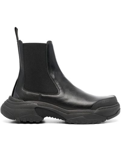 GmbH Pull-on Leather Boots - Black