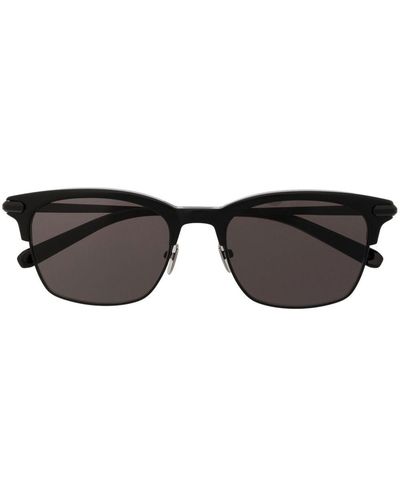 Brioni Br0093s Rectangle-frame Sunglasses - Black
