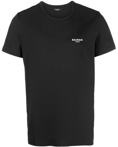Balmain Logo-Print T-Shirt - Black