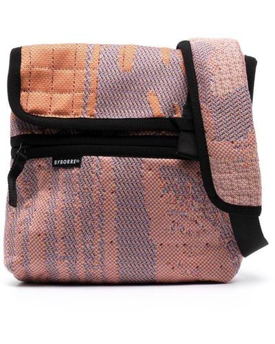 BYBORRE Padded Knit Shoulder Bag - Pink