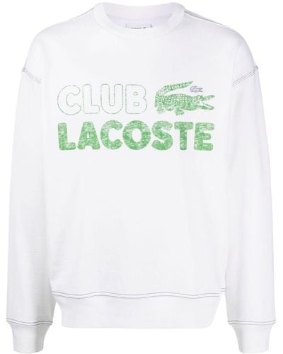 Lacoste Logo-print Cotton Jumper - Green
