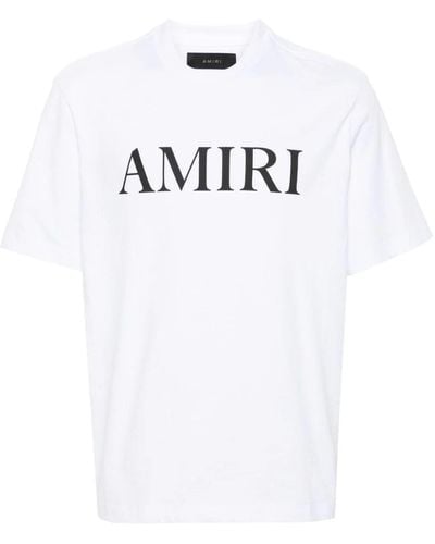 Amiri Rubberised-Logo T-Shirt - White