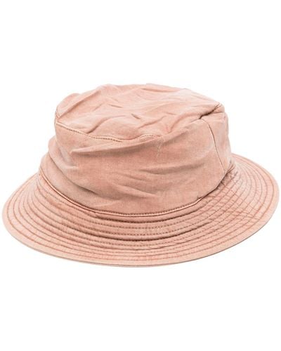 Rick Owens Denim Wide-Brim Hat - Pink