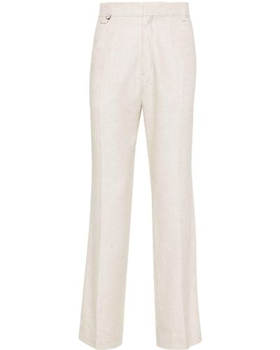 Jacquemus Straight-Leg Tailored Trousers - White