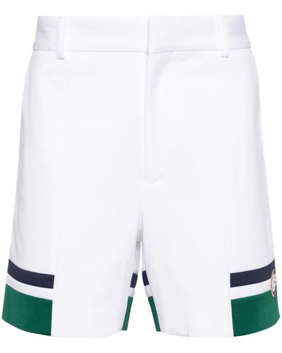 Casablancabrand Sports Stripe-detail Shorts - White