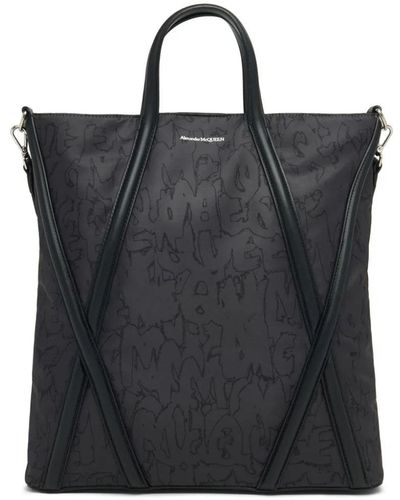 Alexander McQueen The Harness Tote Bag - Black