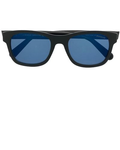 Moncler Square Tinted Sunglasses - Blue