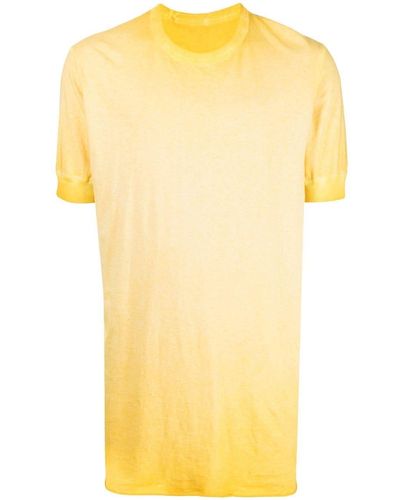 Boris Bidjan Saberi 11 Crew-neck T-shirt - Yellow