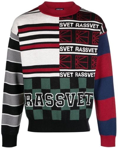 Rassvet (PACCBET) Intarsia-knit Wool-blend Sweater - Black