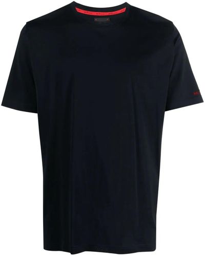 Kiton Crew-neck Cotton T-shirt - Black