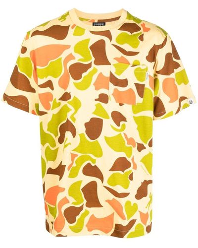 BBCICECREAM Camouflage-print Short-sleeved T-shirt - Multicolour