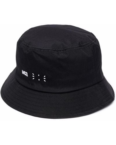 McQ Logo-print Bucket Hat - Black