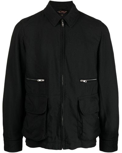 COMME DES GARÇON BLACK Four-pocket Zip-up Jacket - Black