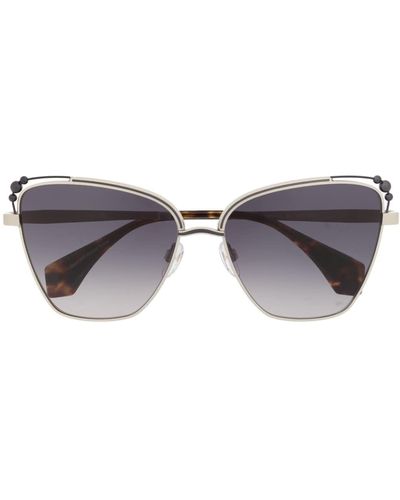 Vivienne Westwood Oversize-frame Gradient Sunglasses - Grey