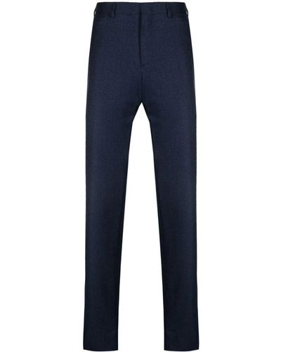 Brioni Straight-leg Wool Pants - Blue