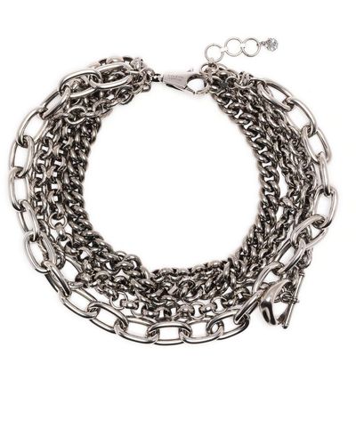Alexander McQueen Chain-link Necklace - Metallic