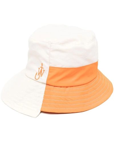 JW Anderson Two-tone Bucket Hat - Orange