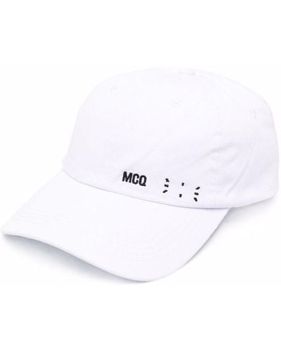 McQ Logo-patch Cap - White