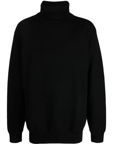 Maharishi Roll-neck Merino Wool Sweater - Black