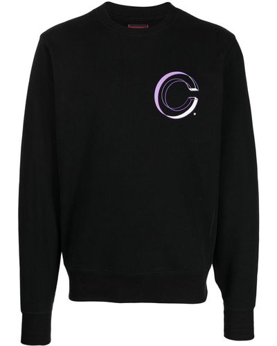 Clot Globe Logo-print Sweatshirt - Black
