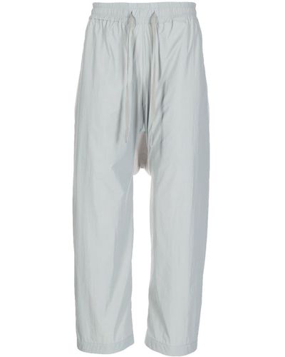 BYBORRE Cropped Colour-block Track Trousers - Multicolour