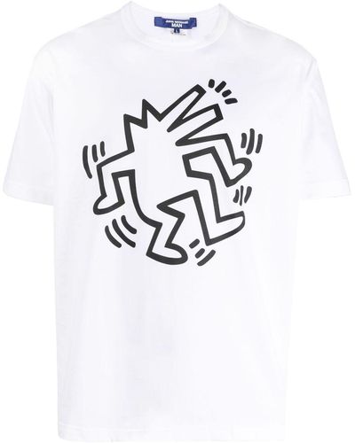 Junya Watanabe Keith Haring Cotton T-shirt - White