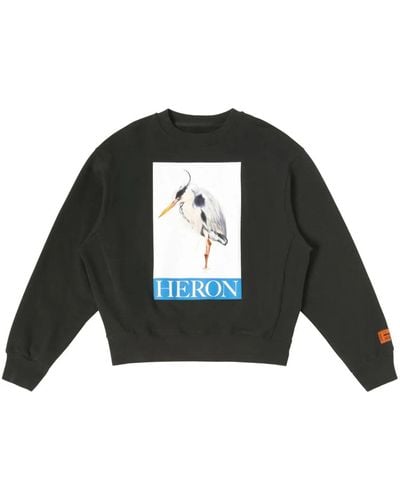 Heron Preston Sweatshirt With Print - Black
