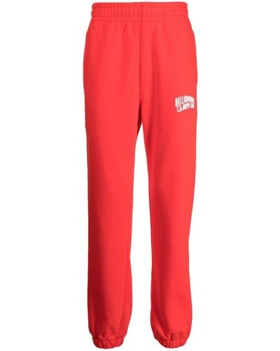 BBCICECREAM Arch Logo Cotton Track Trousers - Red