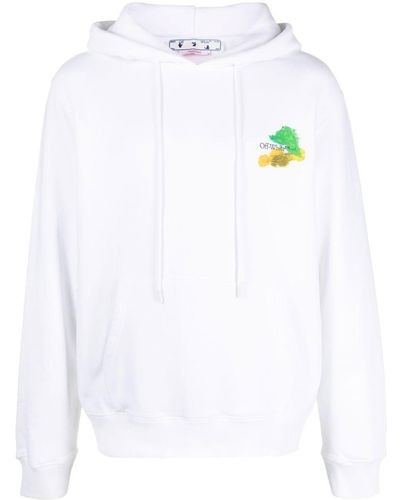 OFF-WHITE: cotton sweatshirt - Black  Off-White sweatshirt  OMBB085F23FLE010 online at