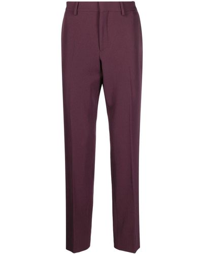 Moschino Tailored Virgin-wool Pants - Purple
