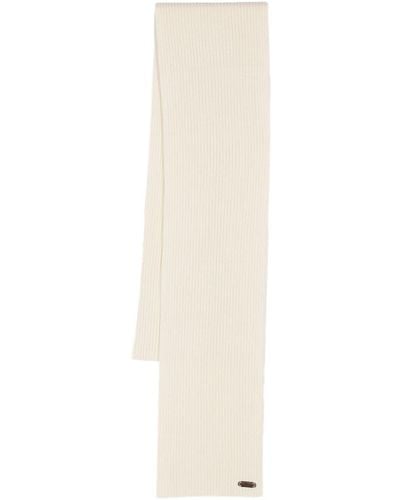 Brioni Knitted Cashmere Scarf - White