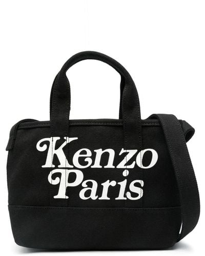 KENZO Small Logo-print Tote Bag - Black