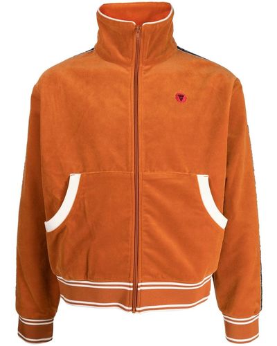 ICECREAM Embroidered-logo Zip-up Jacket - Orange