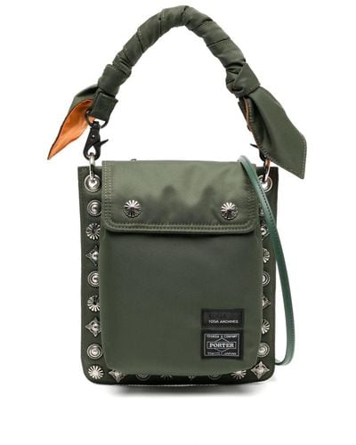 Toga X Porter Stud-Embellishment Shoulder Bag - Green