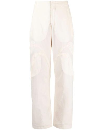 Post Archive Faction PAF Multi-pocket Straight-leg Trousers - Natural